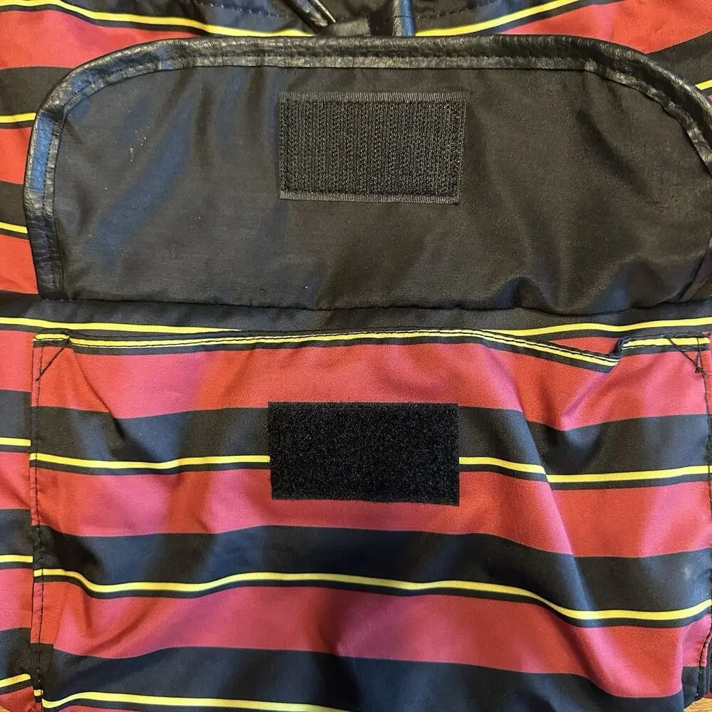 Harry‎ Potter Hogwarts Backpack Red Black Striped Park Bag Snap Flap 2019